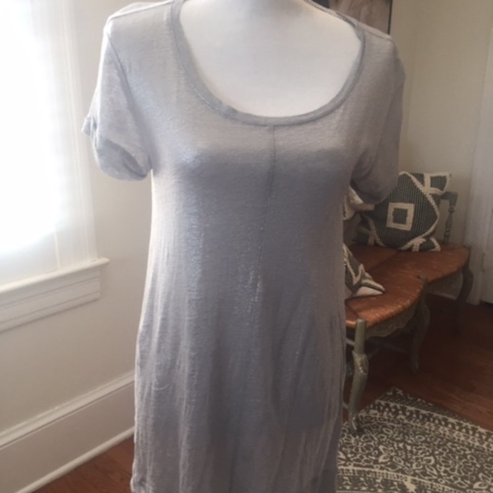 Drapey Silver Tunic